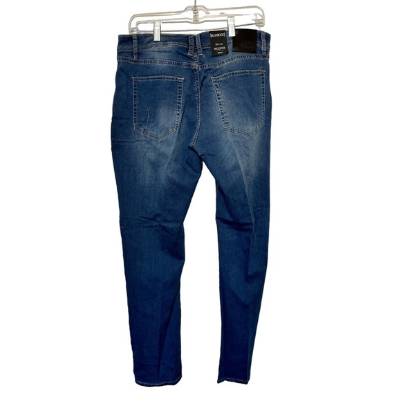 NWT Blank Nyc Wooster Slim Fit Denim Flashy Ways Jeans Blue Men's Size 36x32 - Picture 6 of 8